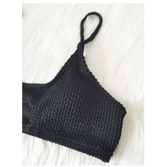 European Summer, NWOT Black Bikini Set, Cut-Out, High Waist, SMALL - Picture 5 of 8